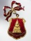 20บาท...เข็มกลัดหลวงพ่อชินราชลงยากระไหล่ทองสีแดง พ.ศ..๒๕๒๒///A464