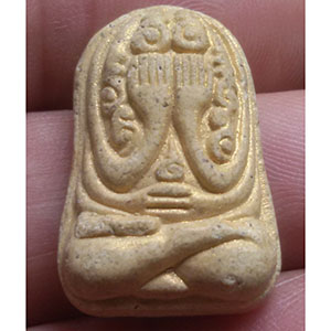 พระปิดตา หลังยันต์ ไม่ทราบที่