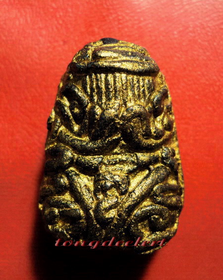 พระปิดตาทาบรอนซ์ทอง หลวงพ่อนารถ วัดศรีโลหะราษฏร์บำรุง หายาก สวยมากค่ะ