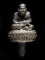 ..หลวงปู่ทวดบัวรอบ รุ่นพระเจ้า5พระองค์ ปี2544 เนื้อนวะ เต็มสูตร ตัดจากช่อ มีเดือย..