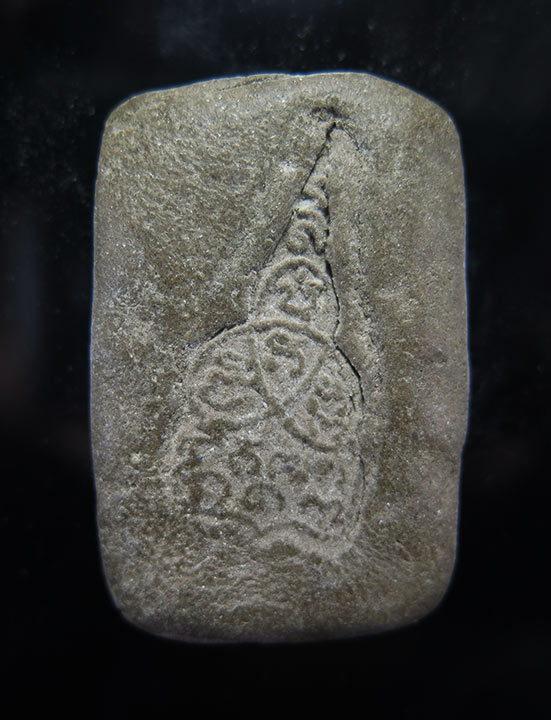 พระกรุวัดท้ายตลาด พิมพ์พระโมคคัลลานะ-สารีบุตร หลังยันต์ กทม..หายาก