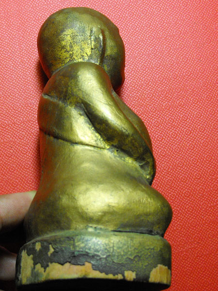 พระสังกระจายน์บูชาไม้แกะ หลวงปู่บุญ วัดกลางบางแก้ว จ.นครปฐม ปี2473