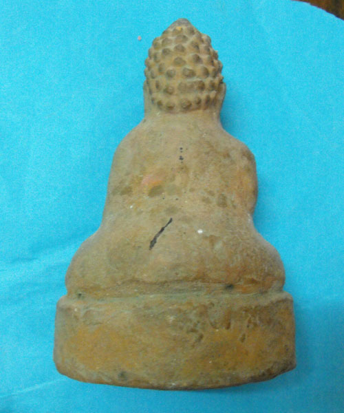 พระบูชาดินเผา ปางปฐมเทศนา ศิลปทวาราวดี