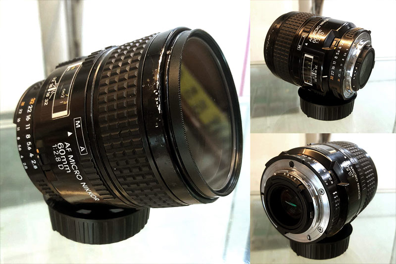 ขายเลนส์ นิคอน af micro nikkor 60mm 1:2:8 D มือ 2