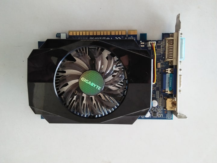การ์ดจอ GIGABYTE กราฟฟิคการ์ด 2GB DDR3 GT730 มือสอง