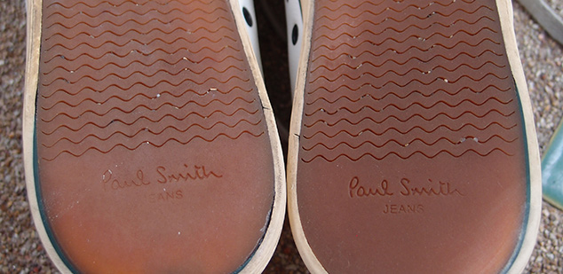 เคาะเดียวถูกๆ !! รองเท้าสนีคเกอร์หนังสุดหรู Paul Smith พอล สมิธ ของแท้