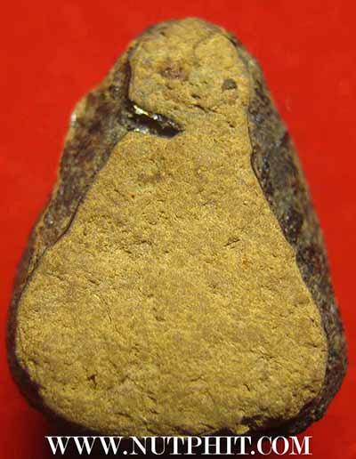 พระปิดตารุ่นแรก ลป.เหรียญ วัดหนองบัว กาญจนบุรี หลังกระดาษสา สวยสมบูรณ์+บัตรรับรองพระแท้*155