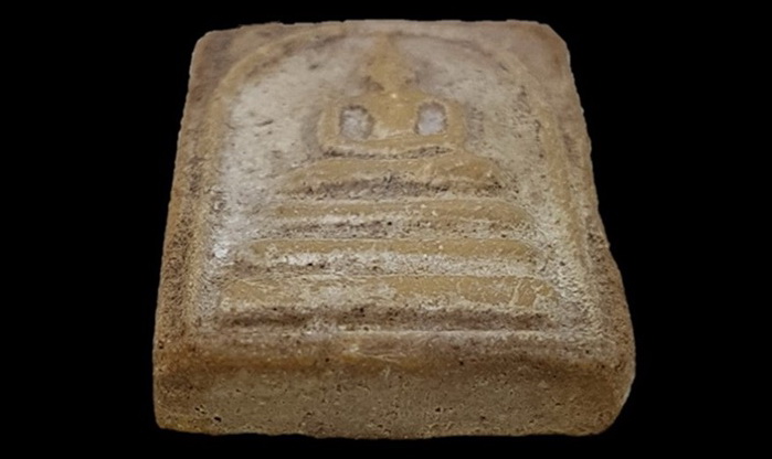 พระผงน้ำมันสมเด็จหลังสิวลีมีย่าม หลวงพ่อกวย วัดโฆษิตารามหายากมากแล้วครับ พระแท้รับประกัน