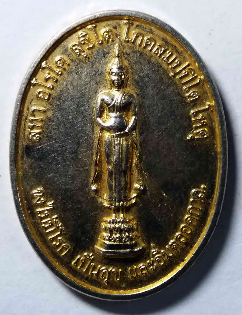 20 บาท เหรียญพระพุทธปางอุ้มบาตร วัดปากน้ำภาษีเจริญ กรุงเทพสร้างปี 2541 สมเด็จพระมหารัชมังคลาจารย์จัด