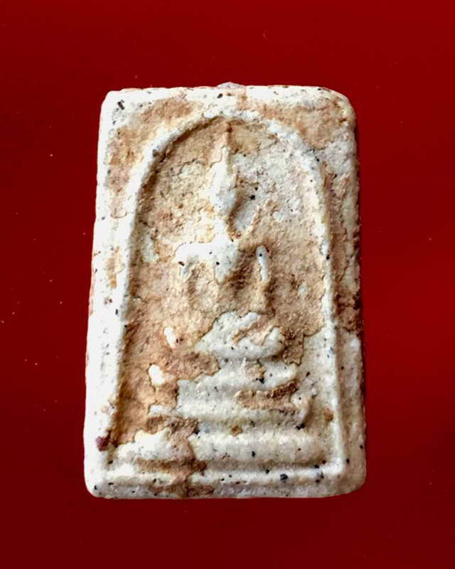 พระสมเด็จหลวงพ่ออยู่กรุวัดดักคะนน ชัยนาท  พิมพ์เล็ก(เคาะเดียวแดง)