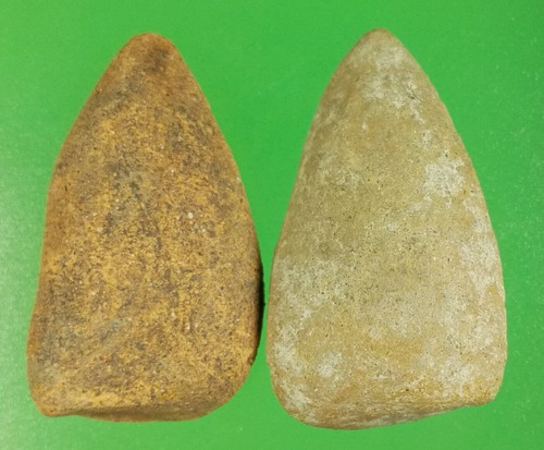 พระซุ้มทอง กรุเจดีย์กลางทุ่ง จ.อยุธยา 2 องค์ คัดสวย2