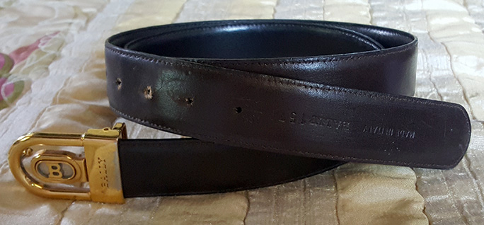 เข็มขัด BALLY หนังแท้ Made in ITALY แบรนด์สุดหรู เส้นละหมื่นกว่า มาขายมือสองถูกๆไปครับ