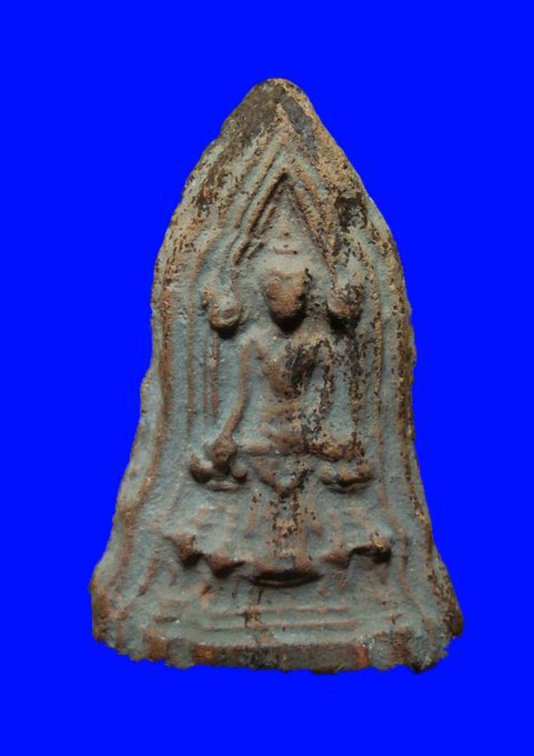 🌹 พระโคนสมอเนื้อดิน  คราบกรุบางๆสวยงามครับ🌹