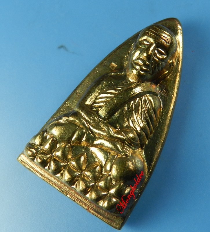 หลวงปู่ทวด พิมพ์หลังเตารีด เนื้อนวะ รุ่นกฐิน 54 เจ้าสัว พ่อท่านพรหทม วัดพลานุภาพ No.777 เคาะเดียวแดง