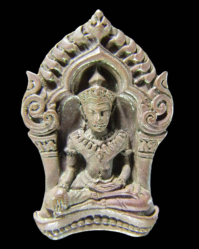 พระยอดขุนพลบ้านค่าย หลวงพ่อสาคร วัดหนองกรับ เนื้อสำริด เลข 19680 กล่องเดิม