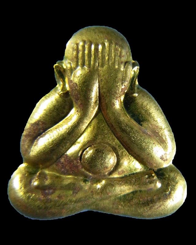 พระปิดตาจิ๋วหลังรูปเหมือนรุ่นแรก หลวงพ่อสิน วัดละหารใหญ่