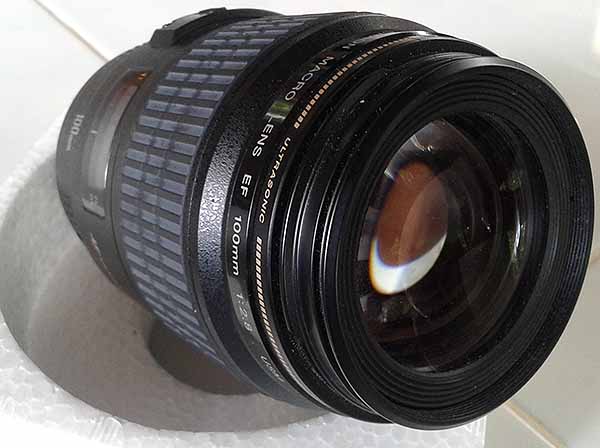 ขายเลนส์  Macro Canon EF 100mm f 2.8 Macro USM  สำหรับถ่ายรูปพระเครื่อง 