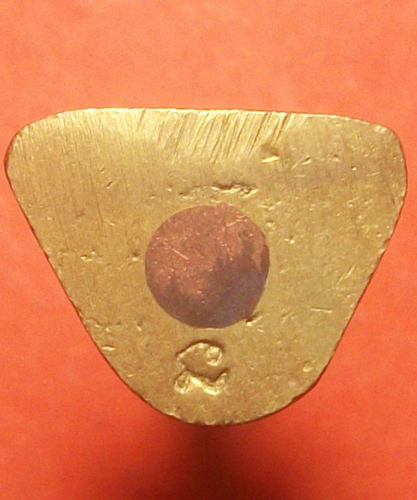 รูปหล่อลอยองค์เนื้อทองฝาบาตร หลวงปู่นะ วัดปทุมธาราม วัดหนองบัว ชัยนาท มหิทธิ ๙๒ รุ่น 1 