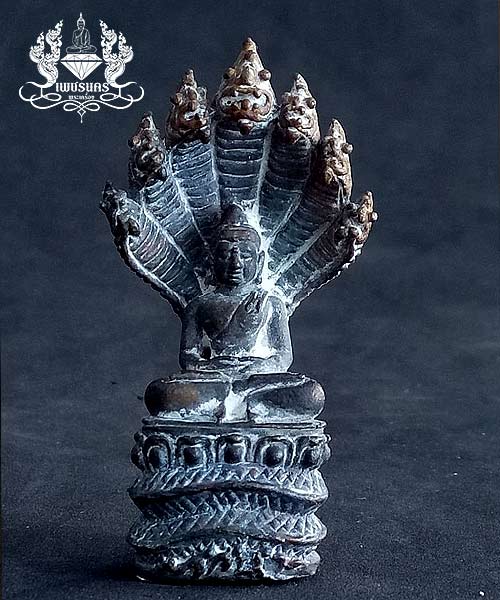 พระนาคปรกพิมพ์ใหญ่ พระครูอมรธรรมโมภาส(ลป.ชม โอภาโส) ศิษย์เอกหลวงปู่พิบูลย์ 