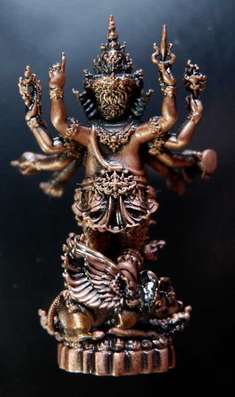 รูปหล่อพระพิฆเณศวร เนื้อบรอนซ์ซาติน รุ่น แรงศรัทธา ขนาดสูง 4.7 ซม. สวยครับ