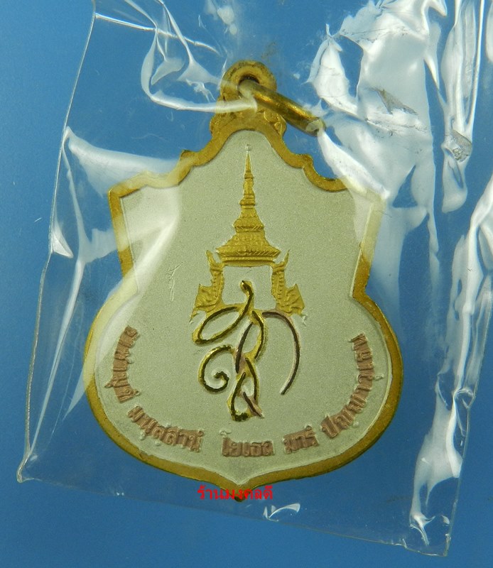 เหรียญสมเด็จพระนเรศวร รุ่นสู้ หลังพระปรมาภิไท สก. เนื้อทองแดงชุบ 3 กษัตริย์ สวยแท้พร้อมกล่องเดิม