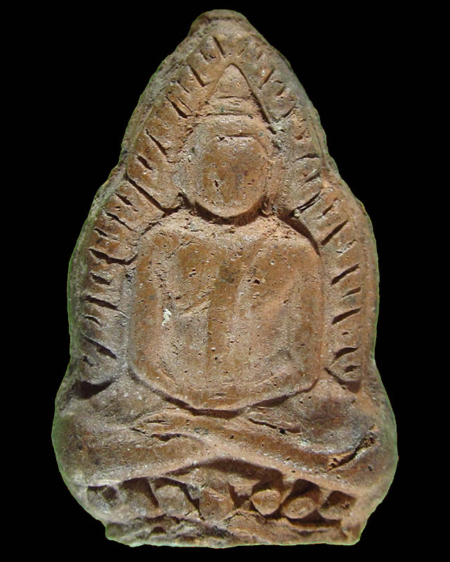 พระเนื้อดินกรุบางยี่หน พิมพ์พระพุทธชินราชสองหน้า