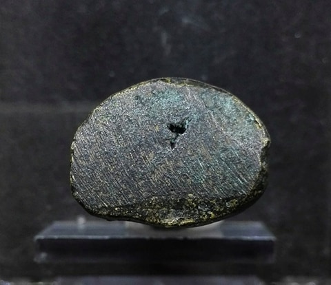 รูปหล่อ หลวงพ่อเงิน รุ่นปืนแตก ปี 2528  ผิวโลหะเก่าธรรมชาติเดิมๆ 