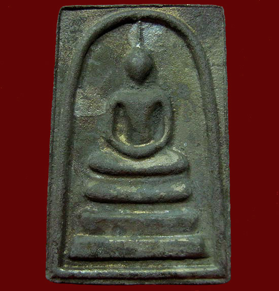 สมเด็จวัดระฆัง รุ่น 108 ปี เนื้อตะกั่วถ้ำชา ปี 2523 หลังตอกโค๊ตระฆัง พร้อมกล่องเดิมครับ