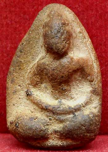 *พระร่วงนั่ง เนื้อดินเผา กรุเตาทุเรียง สุโขทัย*