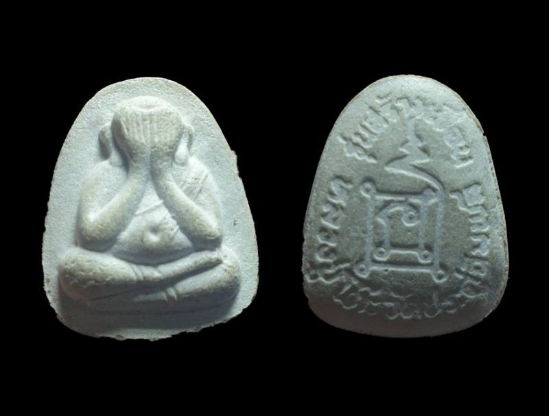 @ เคาะเดียว@ : พระปิดตา หลวงปู่โต๊ะ วัดประดู่ฉิมพลี รุ่นสร้างเขื่อน จัดสร้างเมื่อปี ๒๕๓๕  สวยๆ.