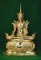 ***พระพุทธรูปปางโปรดพญาชมพูบดีหรือปางทรงเครื่อง เนื้อทองเหลืองขัดมันปัดทอง