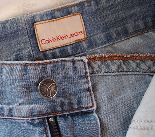 ยีนส์ Calvin Klein ของแท้ รุ่นตะเข็บโค้ง สวยมาก