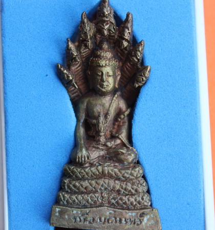 ((เคาะเดียวแดง)) พระกริ่งบดินทร์ วัดวรนายกรังสรรค์ (เขาดิน) +กล่องเดิม