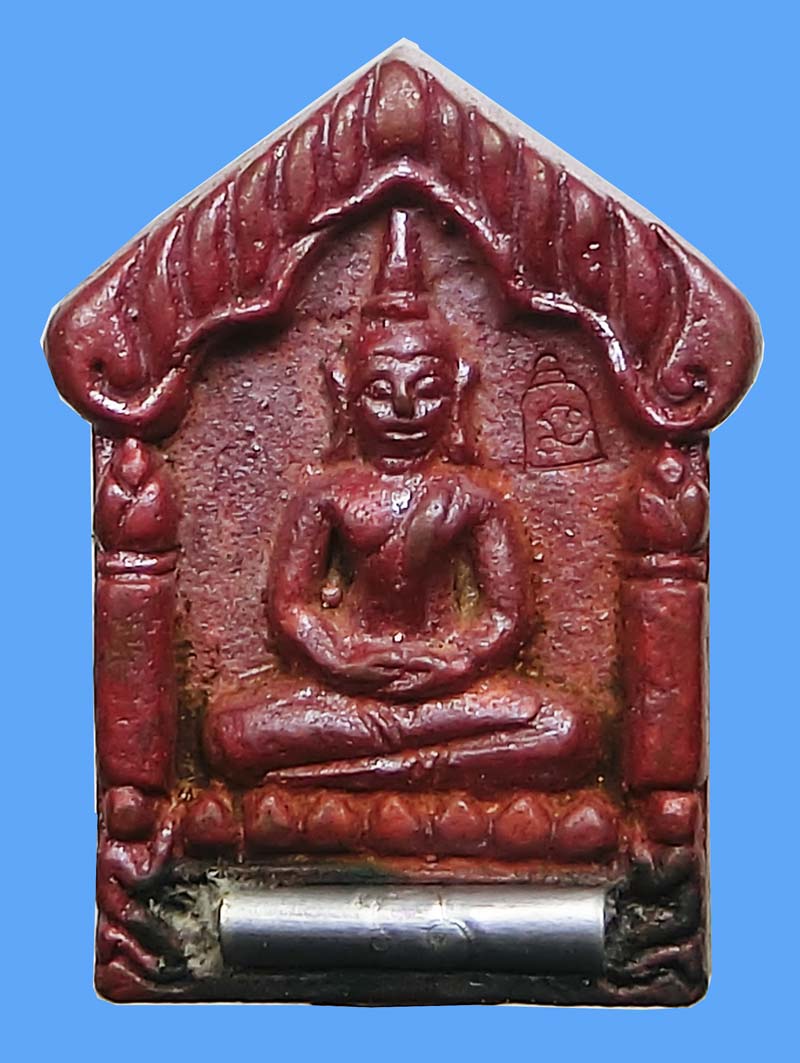 พระขุนแผนแสนเสน่ห์หล่อรุ่นแรก พระอาจารย์ทิน วัดชายนา เนื้อสัมฤทธิ์ฝังตะกรุดตอกโค๊ดนะระฆัง ปี 2559