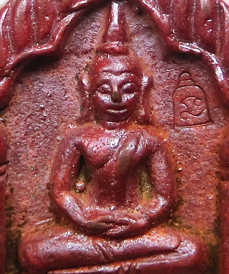 พระขุนแผนแสนเสน่ห์หล่อรุ่นแรก พระอาจารย์ทิน วัดชายนา เนื้อสัมฤทธิ์ฝังตะกรุดตอกโค๊ดนะระฆัง ปี 2559