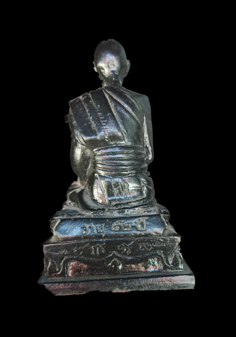 🌹พระบูชาหลวงปู่แผ้ว ถาวโร ขนาดตั้งหน้ารถ.หน้าตัก 3 นิ้ว เนื้อเรชิ่น #2 🌹