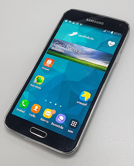 Samsung S5 ของแท้ รองรับ 4G LTE จอใหญ่ 5.1 นิ้ว มีกล่องและคู่มือครับ