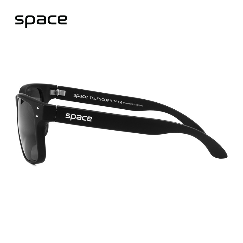 แว่นกันแดด SPACE UV400 PROTECTION ดำ หน้า2ปุ่ม เคลือบUVX พร้อมฟรีค่าจัดส่งครับ