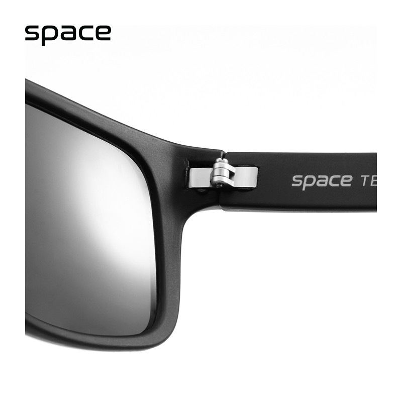 แว่นกันแดด SPACE UV400 PROTECTION ดำ หน้า2ปุ่ม เคลือบUVX พร้อมฟรีค่าจัดส่งครับ