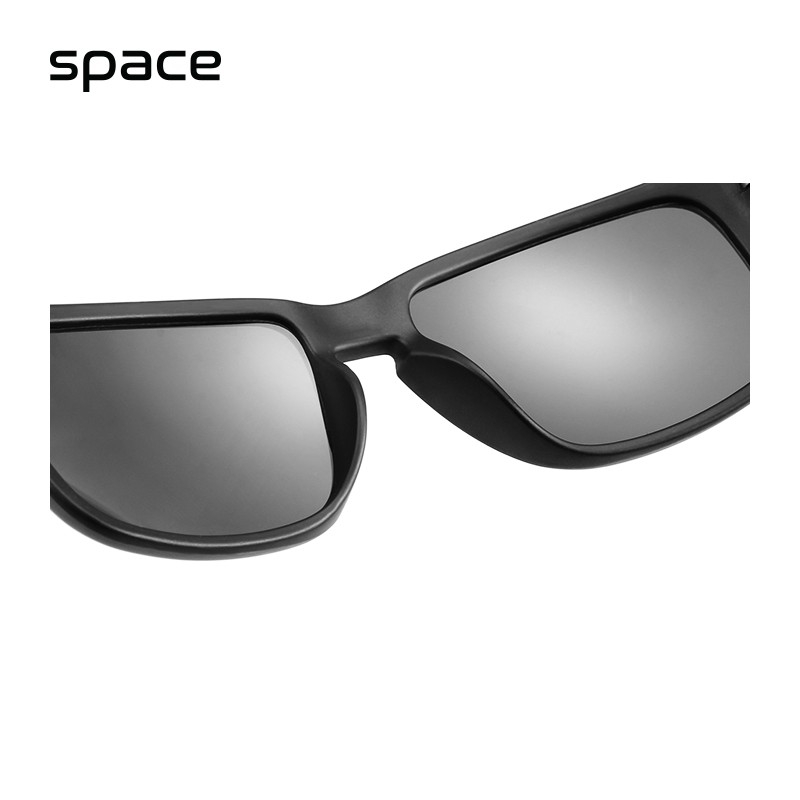 แว่นกันแดด SPACE UV400 PROTECTION ดำ หน้า2ปุ่ม เคลือบUVX พร้อมฟรีค่าจัดส่งครับ