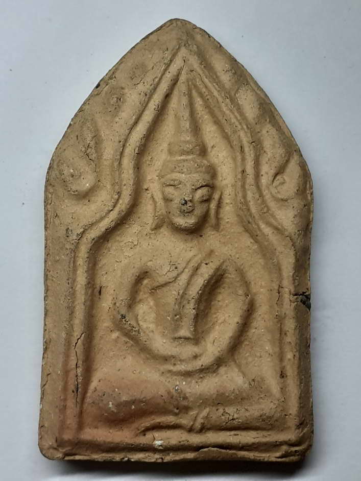 40 บาท พระขุนแผนเนื้อดิน ทรงพลเล็ก ยุทธหัตถี ๔๑๔ จังหวัดสุพรรณบุรี