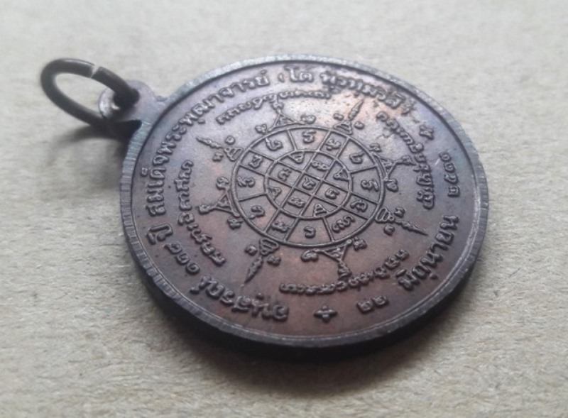 เหรียญสมเด็จพุฒาจารย์โต พรหมรังสี วัดระฆังโฆสิตาราม รุ่น 118 ปี พิมพ์ใหญ่ เนื้อทองแดง ปี2533