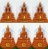 ***ยกชุด 3 องค์***พระบูชา พระพุทธโสธร เนื้อกระเบื้องหลังคาโบถส์ ใต้ฐานปั๊มยันต์พร้อมกล่องตราวัดบรรจุ