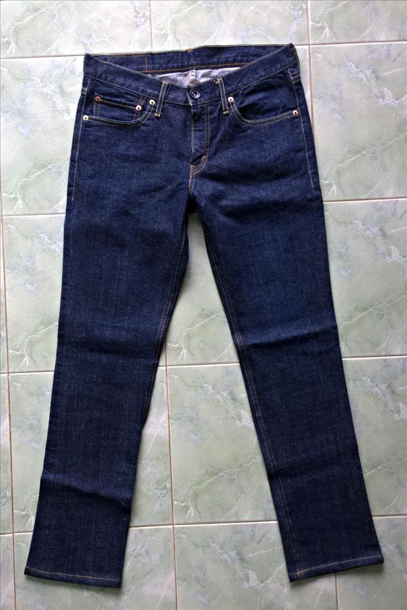 Levi's 607 Made In Japan W31 L33 วัดจริง เอว 32 นิ้ว ทรงสลิมฟิต เอวต่ำ