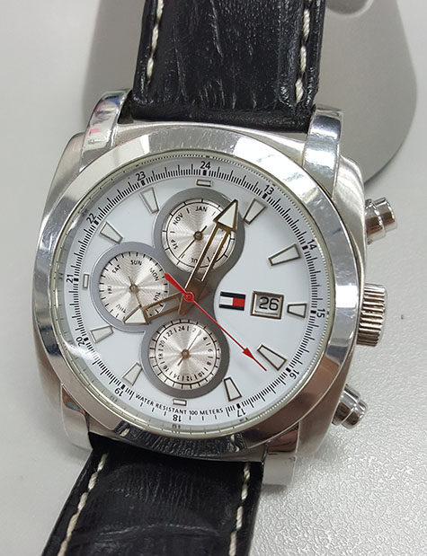 นาฬิกา TOMMY HILFIGER โครโนกราฟ 6 เข็ม Man Size 42mm. ของแท้