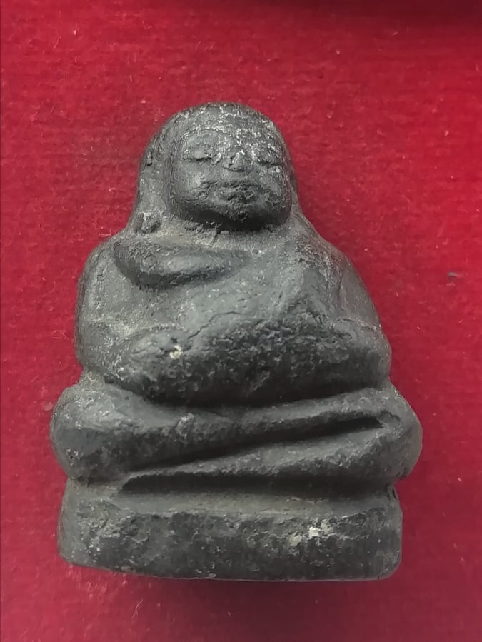 พระสังกัจจายน์เนื้อผงใบลาน หลวงพ่อกวย วัดโฆสิตาราม มีกริ่ง กริ่งดังดี