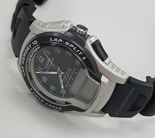 นาฬิกา Casio 2ระบบ Lap Memory สวยมาก จัดไปถูกกว่า e-bay เกินครึ่ง (ราคาใน e-bay ปัจจุบัน 5,900++ )