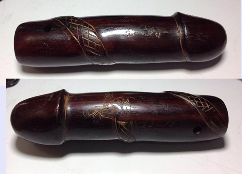 ปลัดขิกมังกรพันลำไม้พยุงหลวงพ่อสาครปลุกเสกปี30กริ่งดังสร้างน้อย