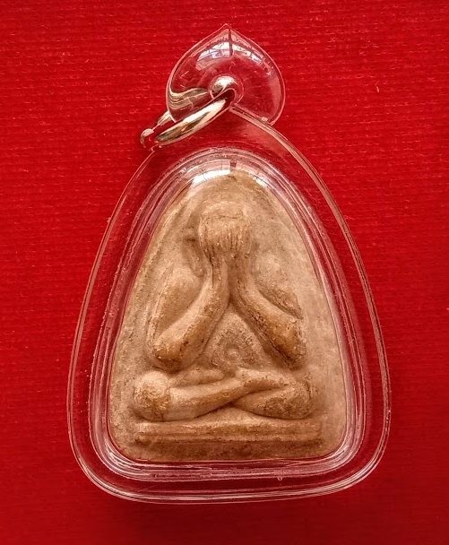 พระปิดตารุ่น2 เนื้อผงเกสร108 หลวงพ่อแพ วัดพิกุลทอง สิงห์บุรี ปี2514...เคาะเดียวแดง... 