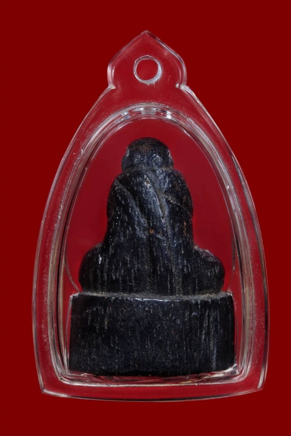 ปิดตาไม้โพธิ์แกะเก่า ชุบรัก